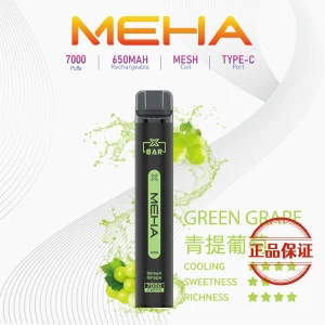 MEHA XBAR 小黑條 7000口 拋棄式電子菸：圖片 12