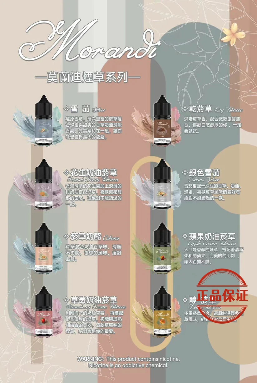 MORANDI 莫蘭迪 菸草雪茄煙油：圖片 1