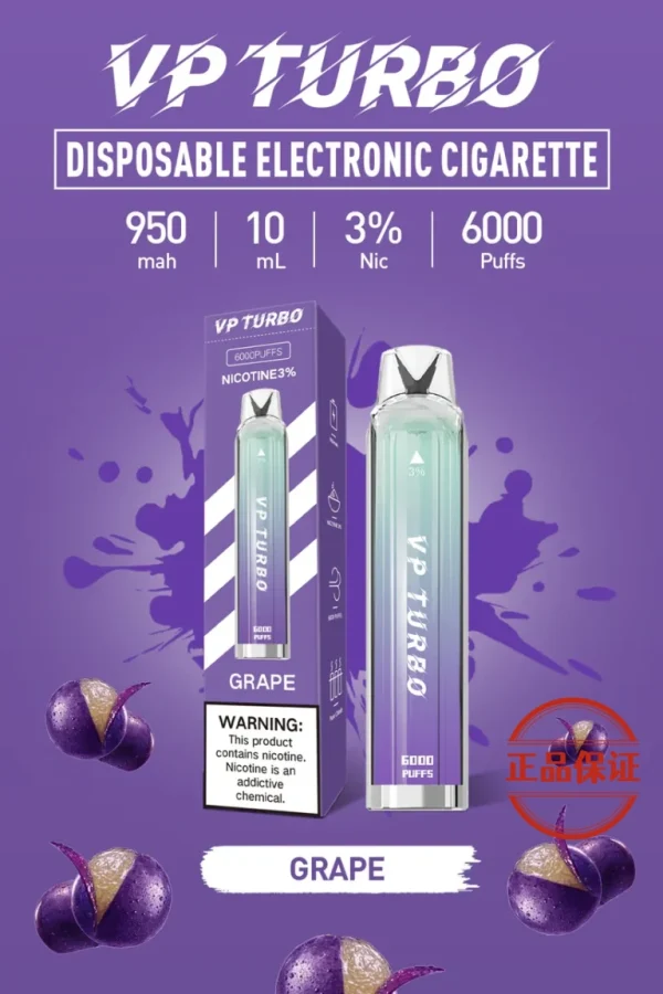 VP TURBO 渦輪 6000口 拋棄式電子煙【買一送一】