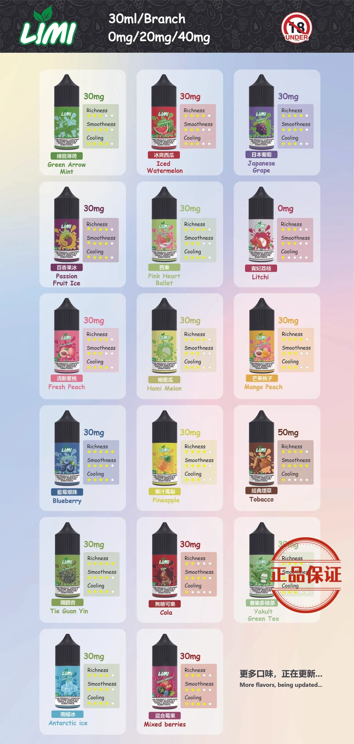 LIMI 煙油 30ml：圖片 15