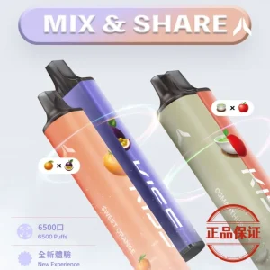 KIS5 鎧斯 6500 口 拋棄式電子煙：圖片 2